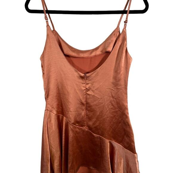 Altar'd State Mini Dress low back asymmetrical hem cocktail party size small - Picture 2 of 4